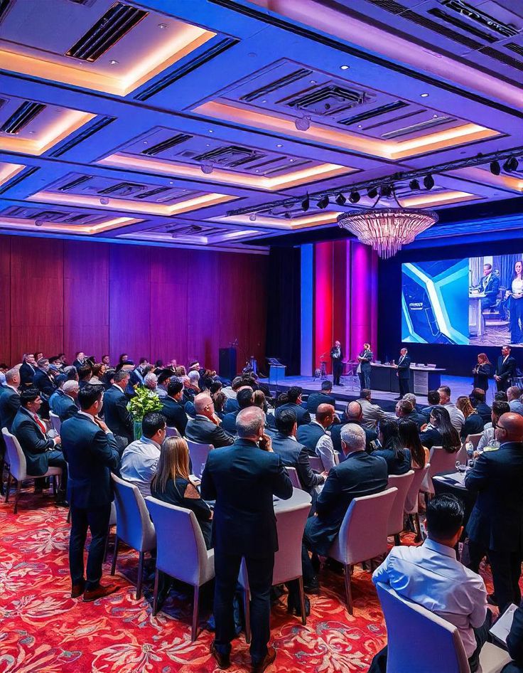 Corporate event planner in Pune managing conference setup